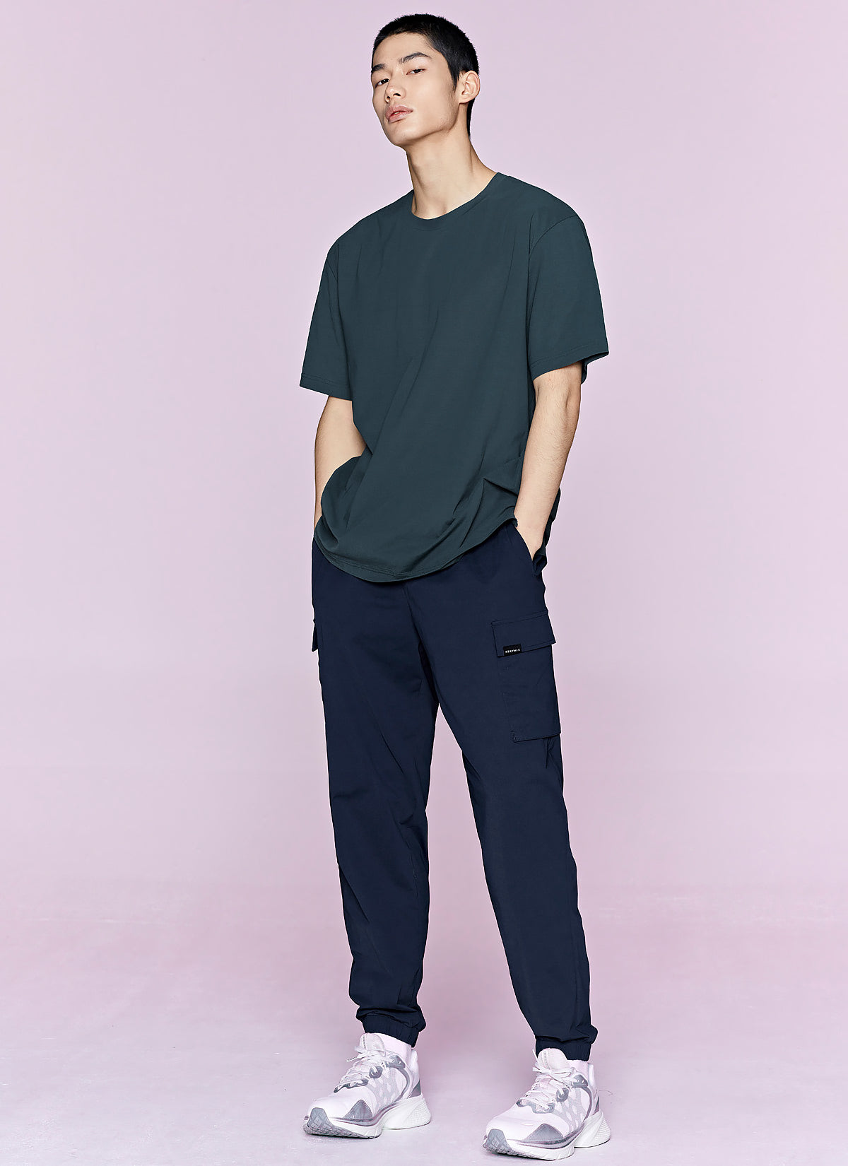 Unlimited Potential 工裝風格束口慢跑褲 ｜共3色｜line_fashion, training_pants, casual, bottoms, men, korean_brand