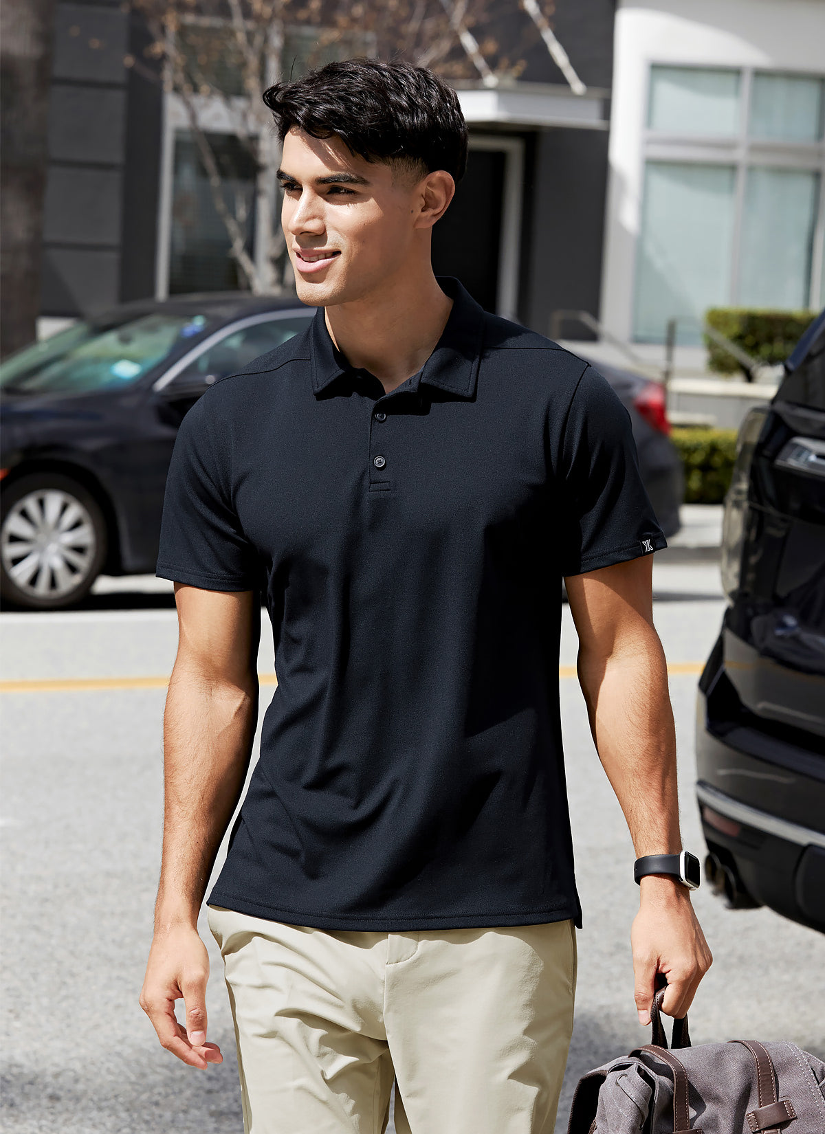 All New 舒適珠地棉Polo領短袖上衣｜共5色｜XMMSP04J2