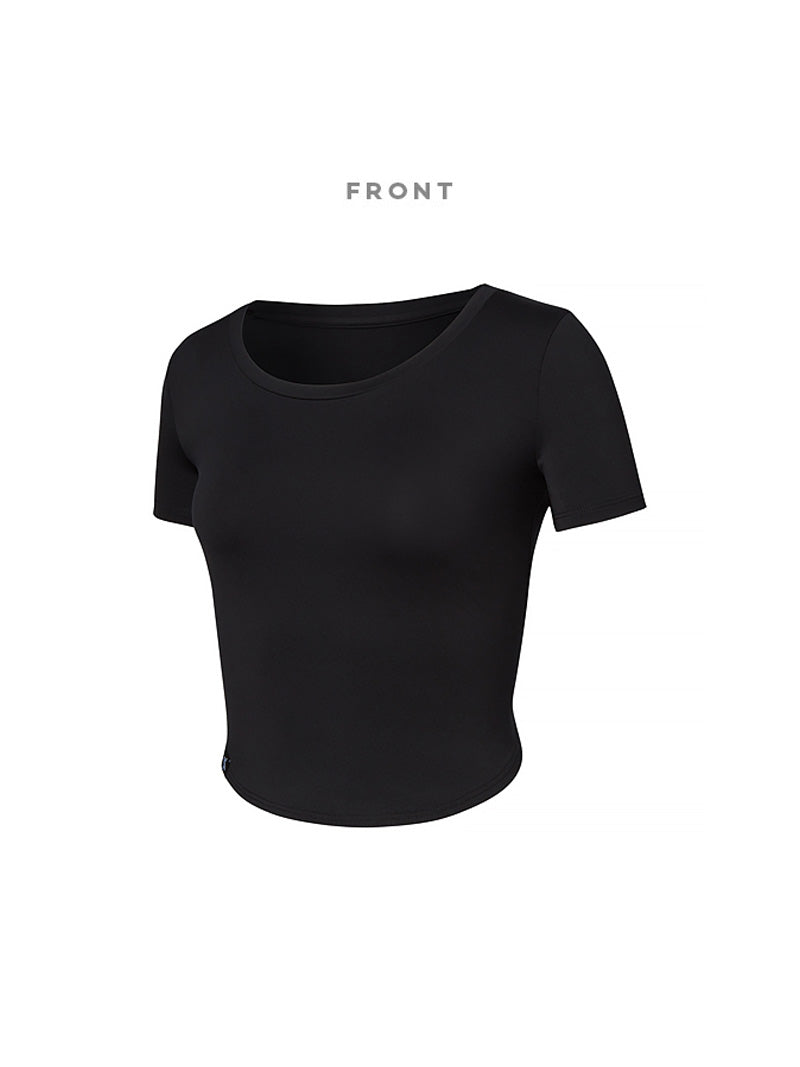 XELLA™ Light 圓弧短版短袖上衣｜共19色｜XT4355G