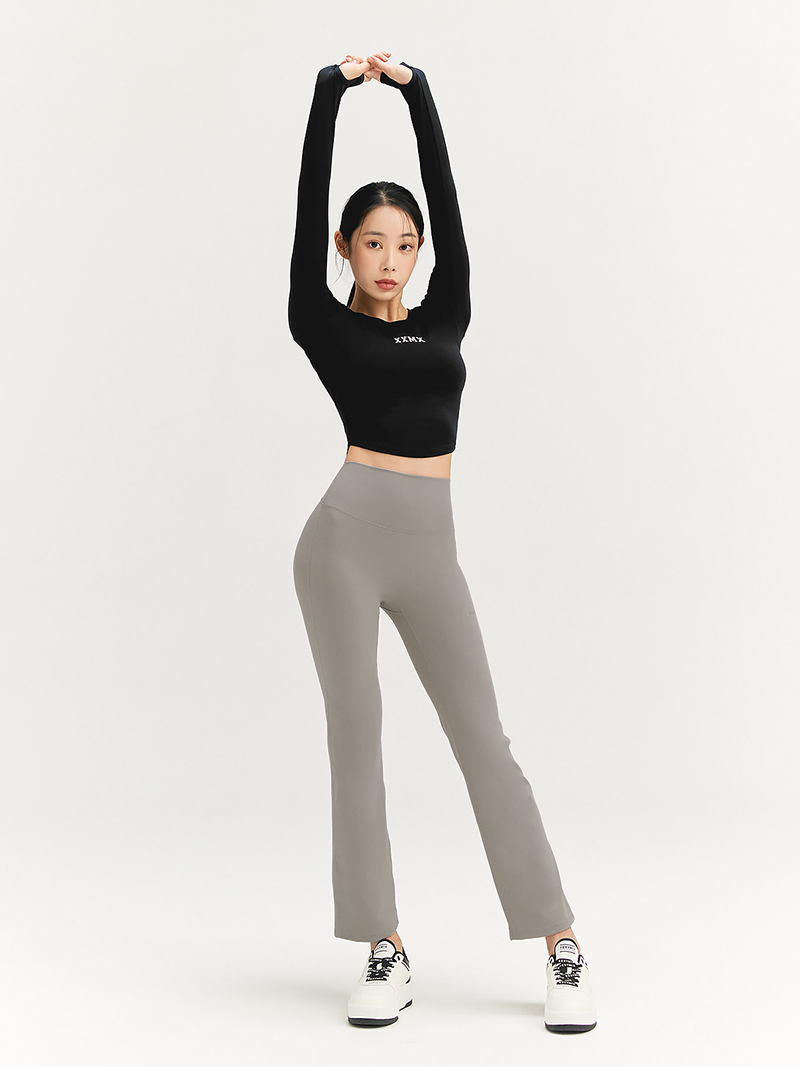 黑標360N 全方位柔彈美感靴型喇叭保暖褲｜共11色｜XP9217G