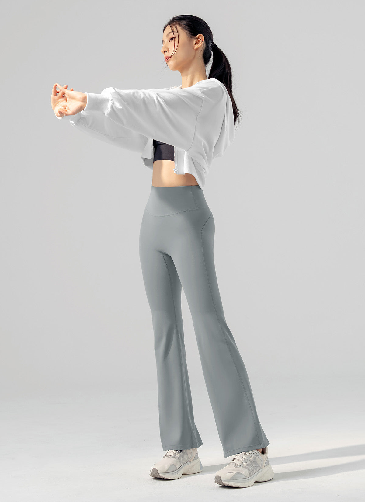 黑標 Power Rise 靴型喇叭褲(短款)｜共10色｜XWFLG13J3