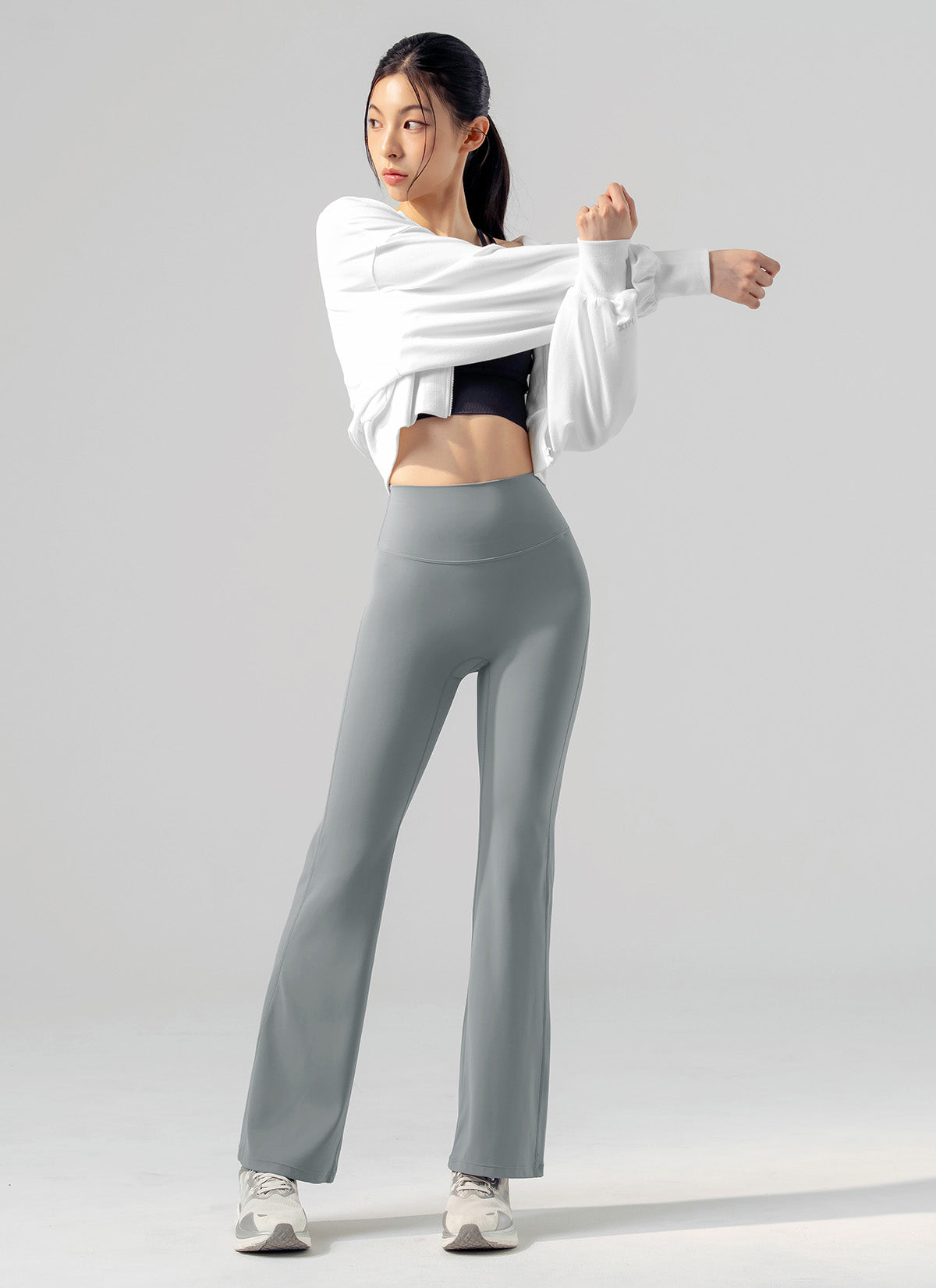 黑標 Power Rise 靴型喇叭褲(短款)｜共10色｜XWFLG13J3