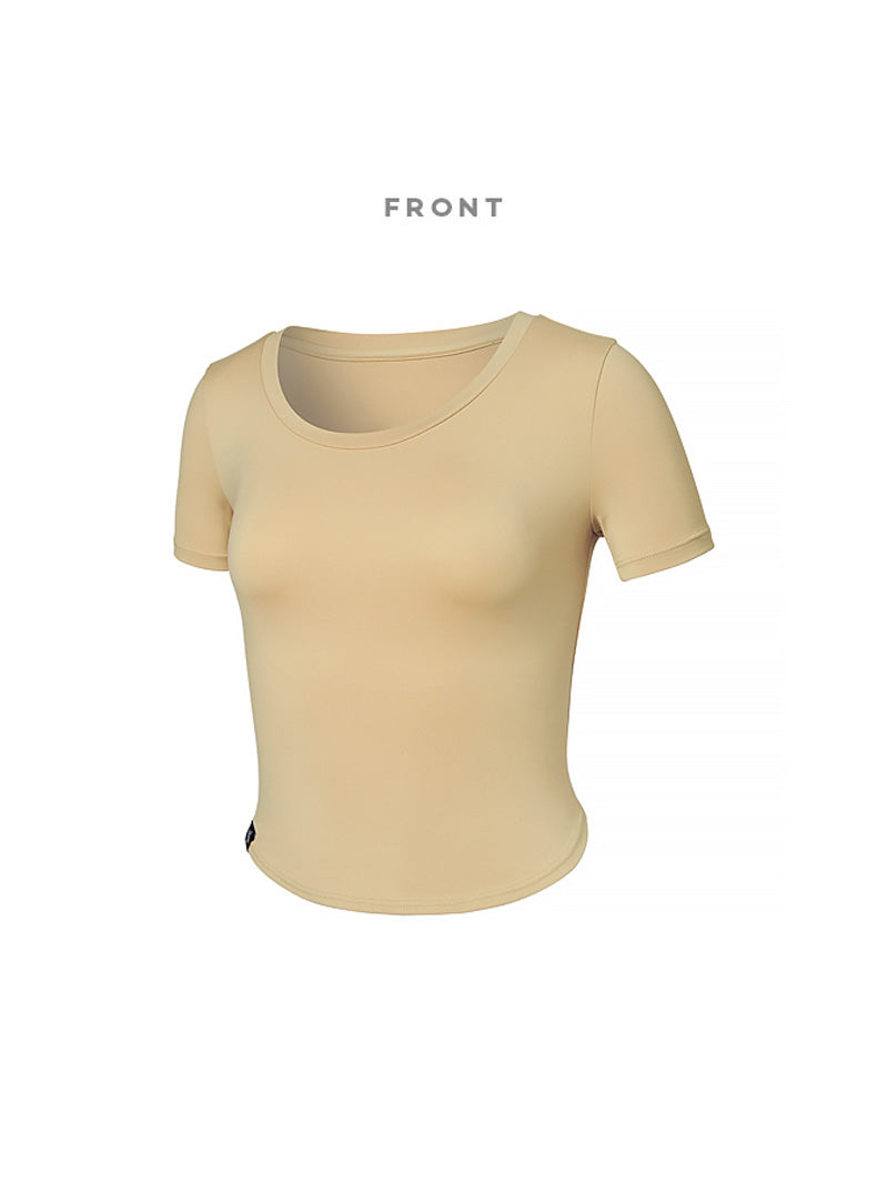 XELLA™ Light 圓弧短版短袖上衣｜共19色｜XT4355G