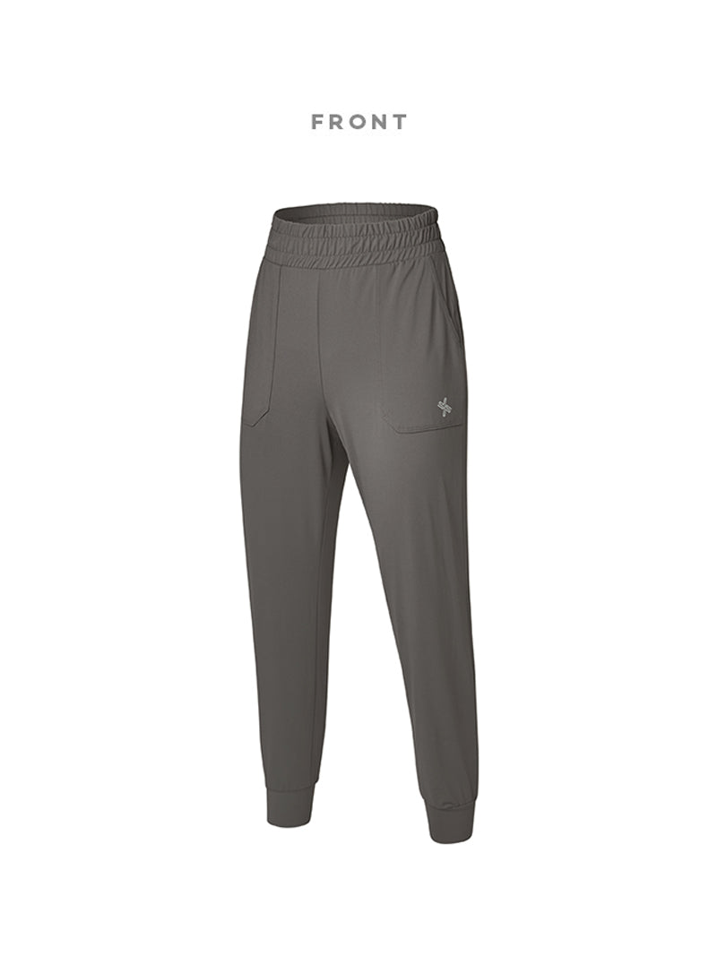 涼感羽毛鬆緊束口褲｜共19色｜XP9208G