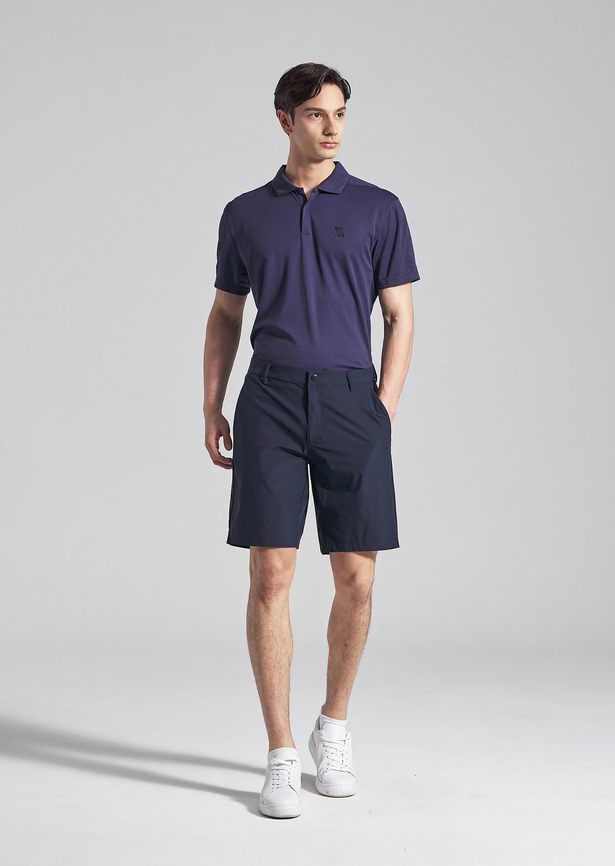 高爾夫彈性短褲 ｜輕鬆海軍藍EasyNavy｜GP2170G