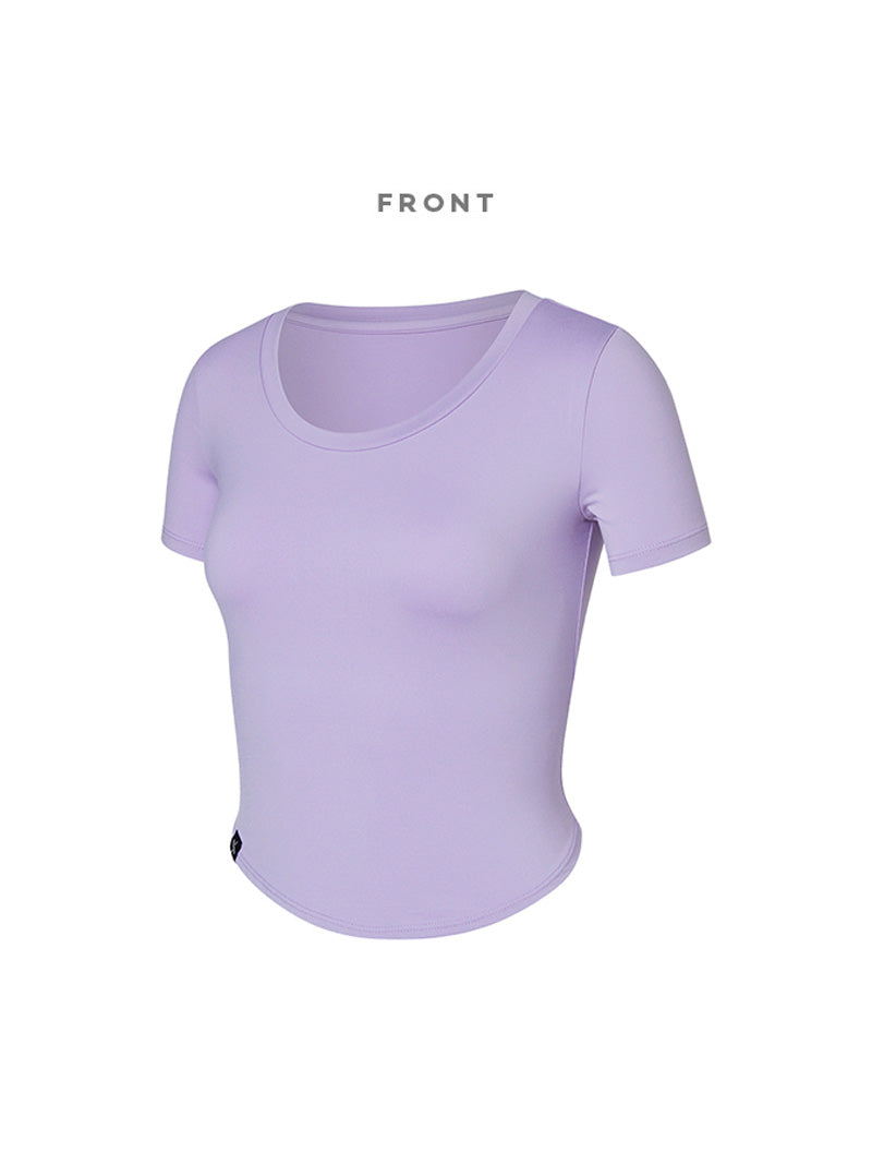 XELLA™ Light 圓弧短版短袖上衣｜共19色｜XT4355G