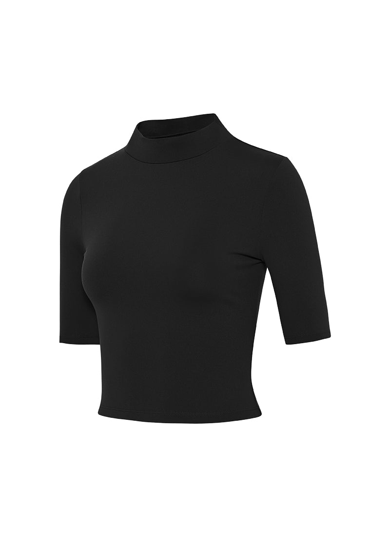 圓領短版五分袖上衣｜共12色｜XT2120N