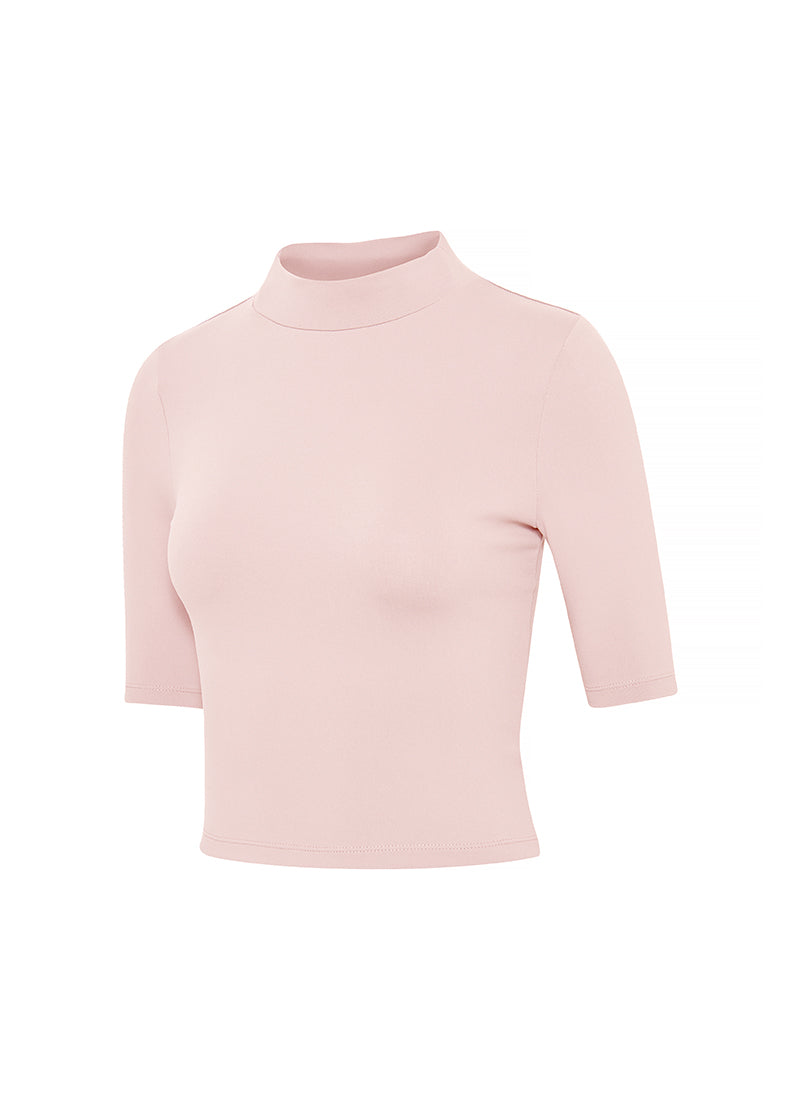 圓領短版五分袖上衣｜共12色｜XT2120N