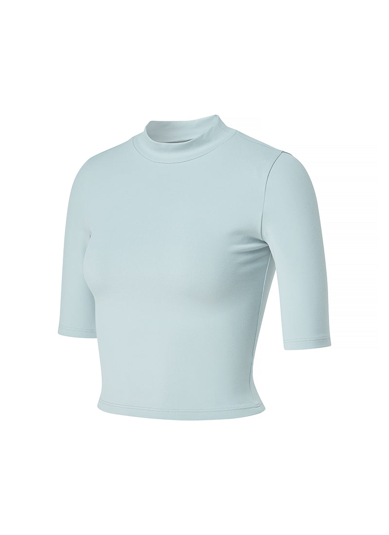 圓領短版五分袖上衣｜共12色｜XT2120N