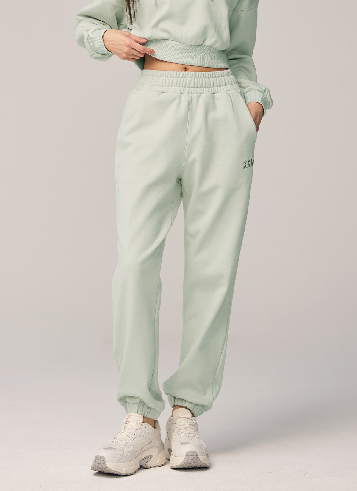 XXMX溫暖拉絨慢跑束口褲｜共6色｜XTFTP03H4