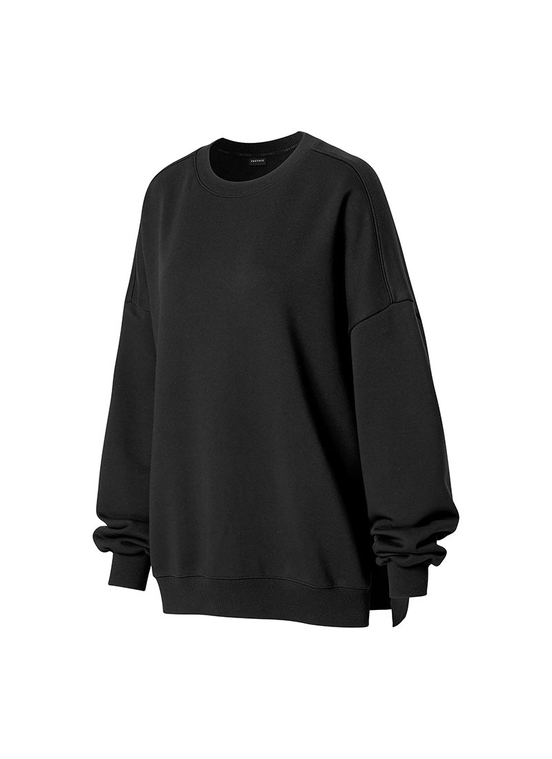 柔軟側開衩寬鬆大學T｜共5色｜XFK4TL1105