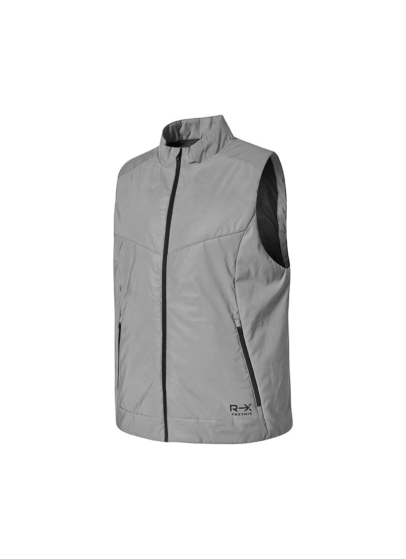 RX Men's 全身反光羽絨背心｜反光銀Reflective Silver｜XMK3VP1001