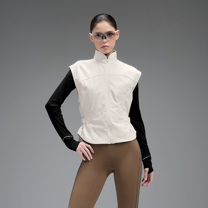 RX 高領束帶背心外套｜共2色｜XFK3VP1001