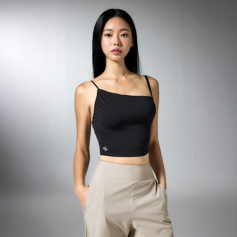 黑標 Power Rise 不對稱短版背心上衣｜共5色｜XFK3BL1509