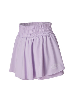 交疊設計 2 in 1喇叭褲裙｜共5色｜XWFSH01H2