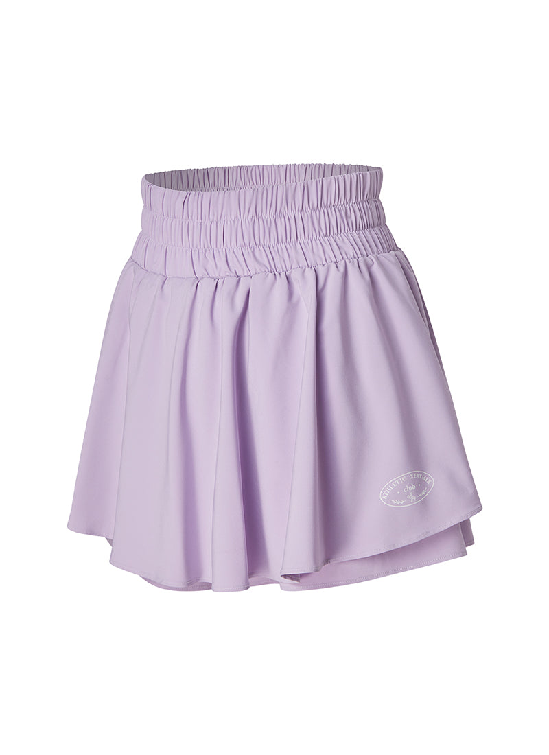 交疊設計 2 in 1喇叭褲裙｜共5色｜XWFSH01H2