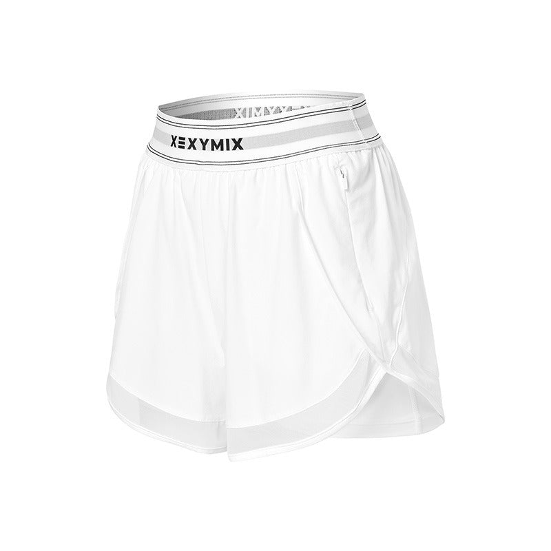 梭織文字標誌腰帶短褲(2 in 1)｜共4色｜XFK3PS1001