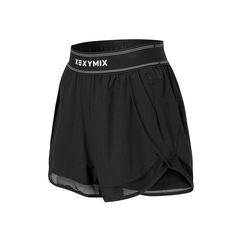 梭織文字標誌腰帶短褲(2 in 1)｜共4色｜XFK3PS1001