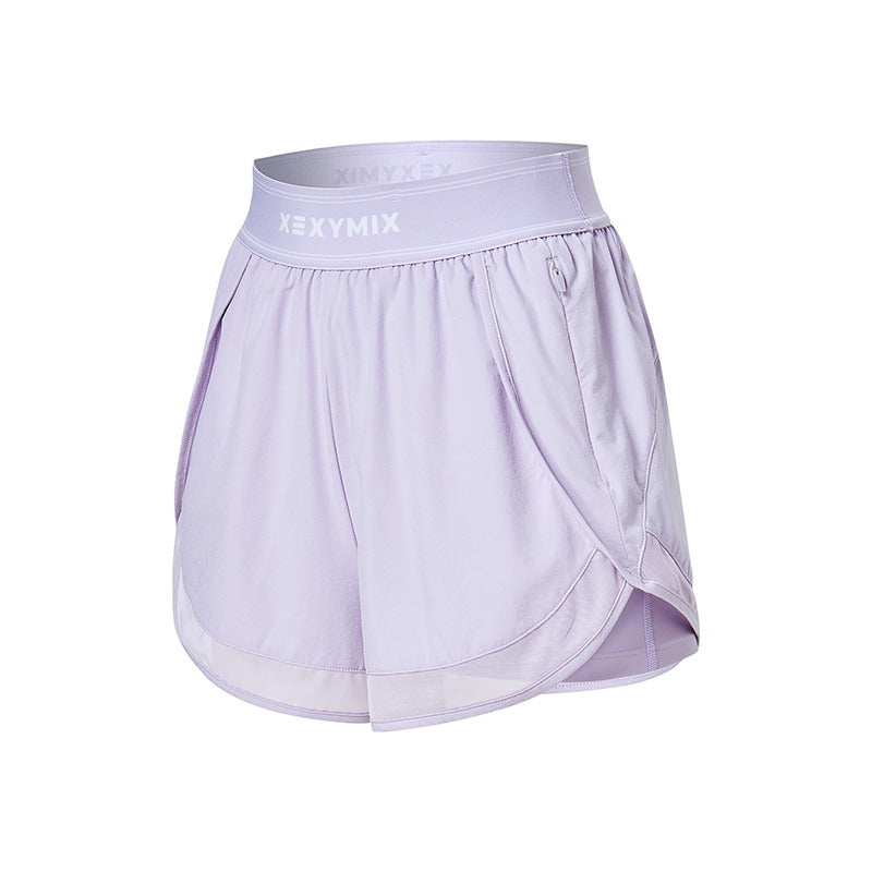 梭織文字標誌腰帶短褲(2 in 1)｜共4色｜XFK3PS1001