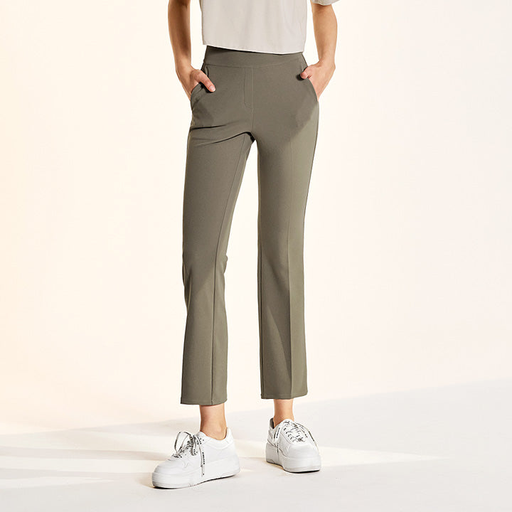 彈力鬆緊靴型喇叭褲｜共5色｜XTFPT01H3