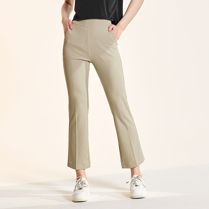 彈力鬆緊靴型喇叭褲｜共5色｜XTFPT01H3