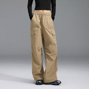 保暖梭織寬版工裝褲｜共5色｜XFK4PP1105