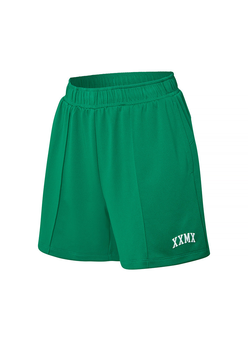 XXMX 活躍撞色網眼短褲｜清新綠Fresh Green｜XWFSH01J1