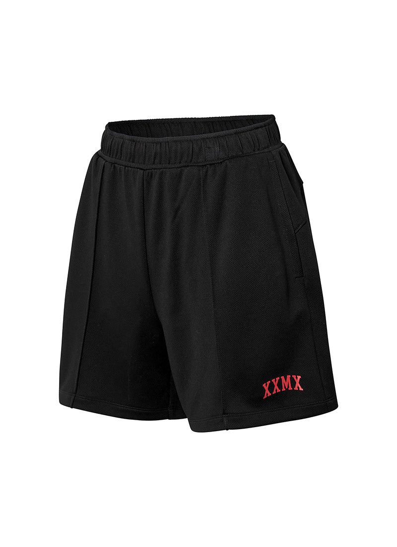 XXMX 活躍撞色網眼短褲｜黑色Black｜XWFSH01J1