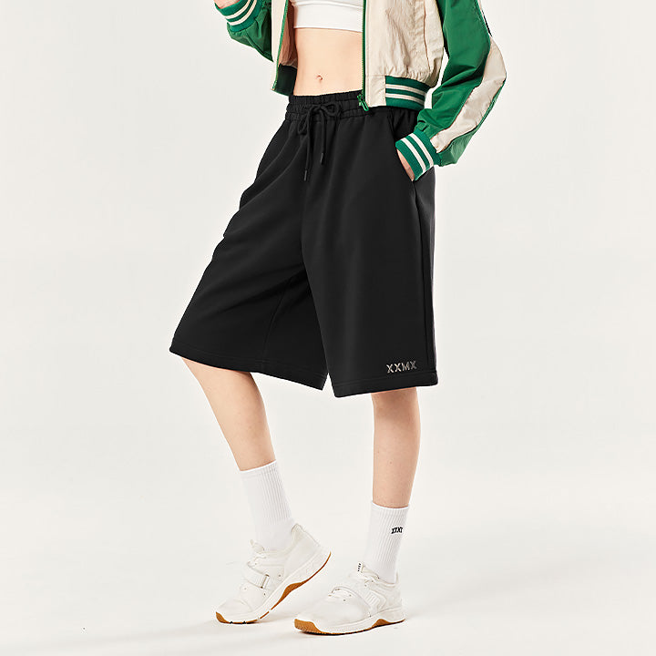 XXMX 運動休閒百慕達短褲｜黑色Black｜XTFSH12J2