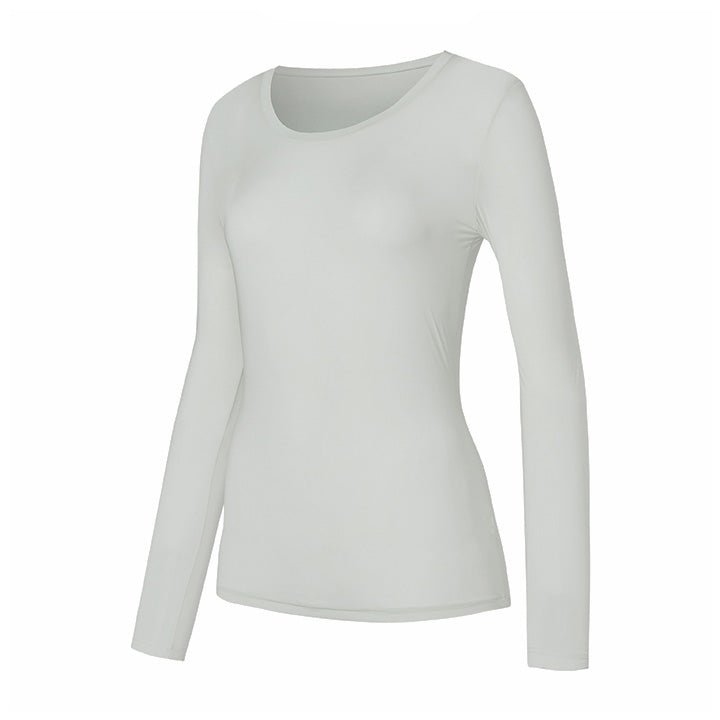 涼感輕透圓領長袖上衣｜共3色｜GT3003G（‼️不含短袖上衣）