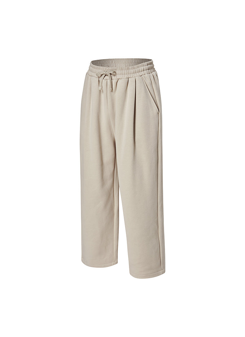 Men's柔軟刷毛細褶寬褲｜共5色｜XMK4PT1102