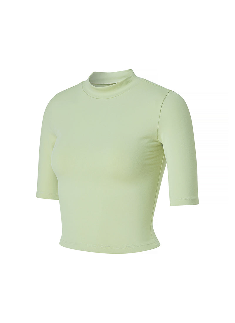 圓領短版五分袖上衣｜共12色｜XT2120N