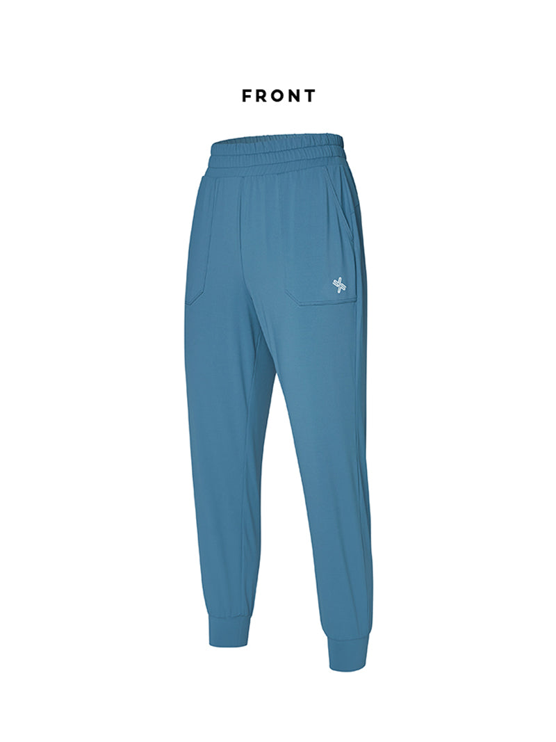 涼感羽毛鬆緊束口褲｜共19色｜XP9208G