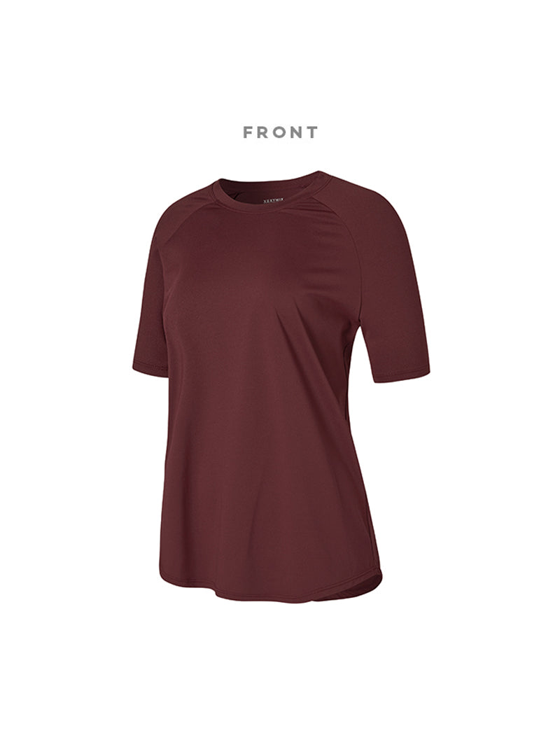 涼感輕羽毛舒適短袖上衣｜共13色｜XA5298T