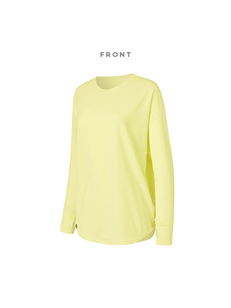 涼感輕羽毛舒適長袖上衣｜共6色｜XA5368G