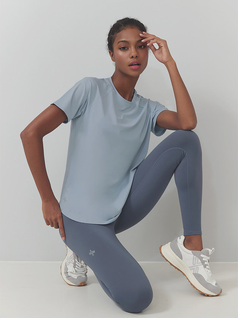 涼感輕羽毛舒適短袖上衣｜共13色｜XA5298T