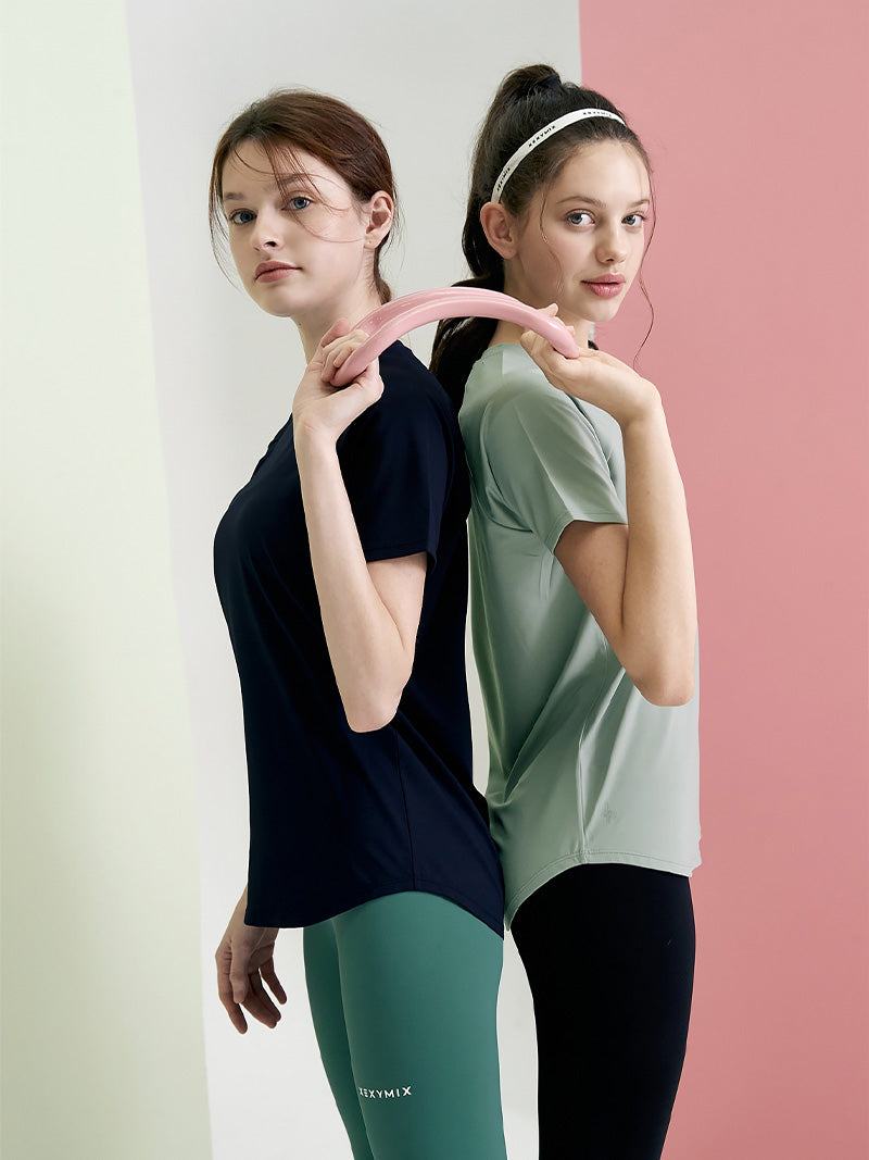 涼感輕羽毛舒適短袖上衣｜共13色｜XA5298T