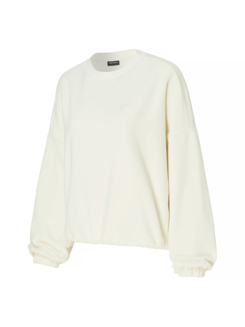 輕量Fleece短版長袖大學T｜共4色｜XTFLT04H4