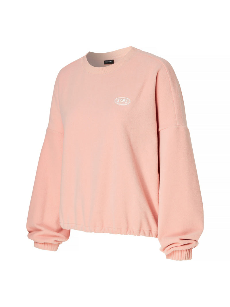 輕量Fleece短版長袖大學T｜共4色｜XTFLT04H4