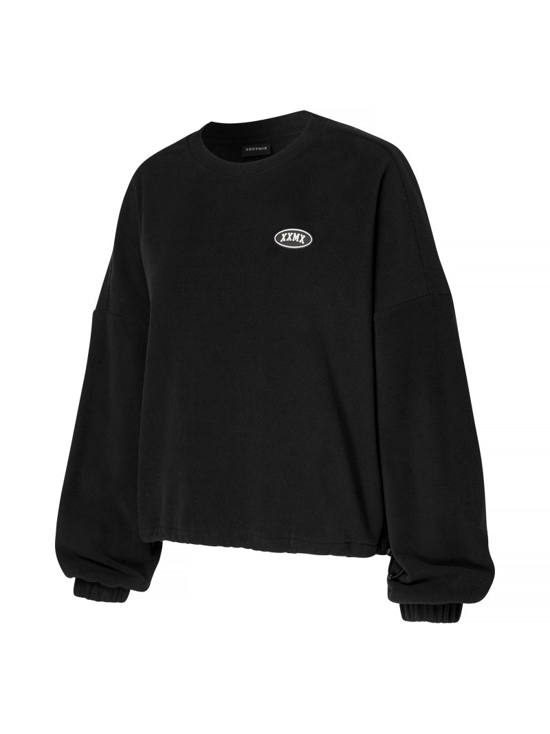 輕量Fleece短版長袖大學T｜共4色｜XTFLT04H4