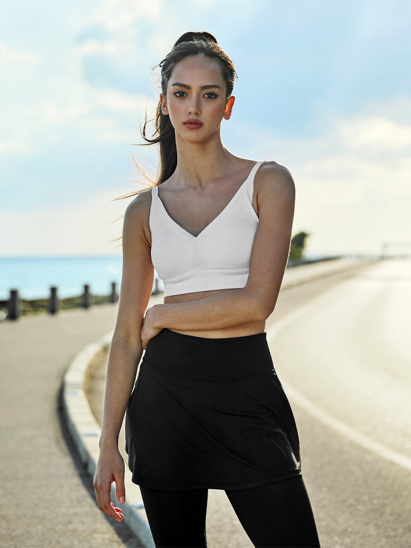 黑標 Life 水陸緊身褲裙( 2 in 1 )｜黑色 Black｜WP9228H