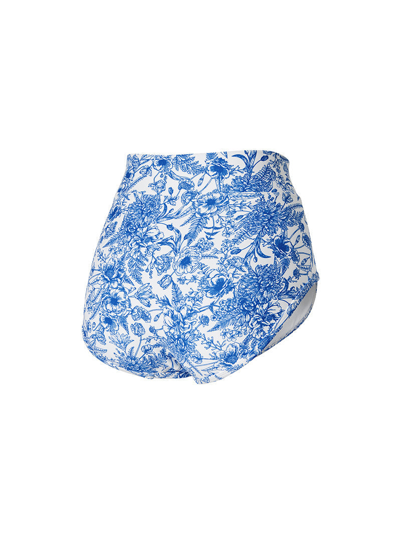 全方位生活涼爽花卉高腰三角泳褲｜共4色｜WP9229H