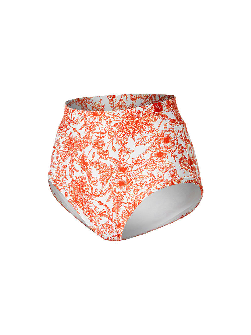 全方位生活涼爽花卉高腰三角泳褲｜共4色｜WP9229H