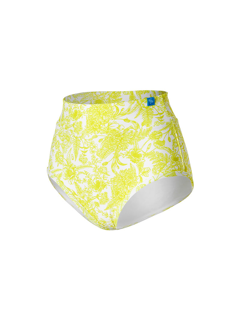 全方位生活涼爽花卉高腰三角泳褲｜共4色｜WP9229H