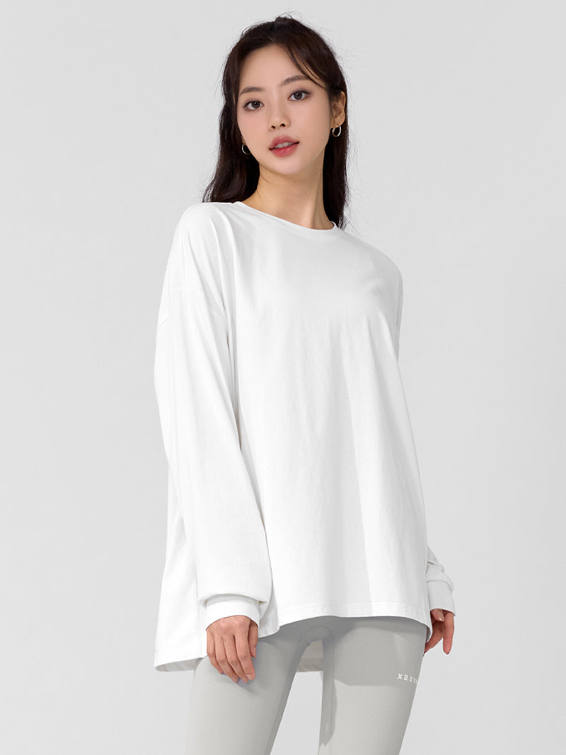 落肩寬鬆長袖上衣｜共7色｜XA5353F