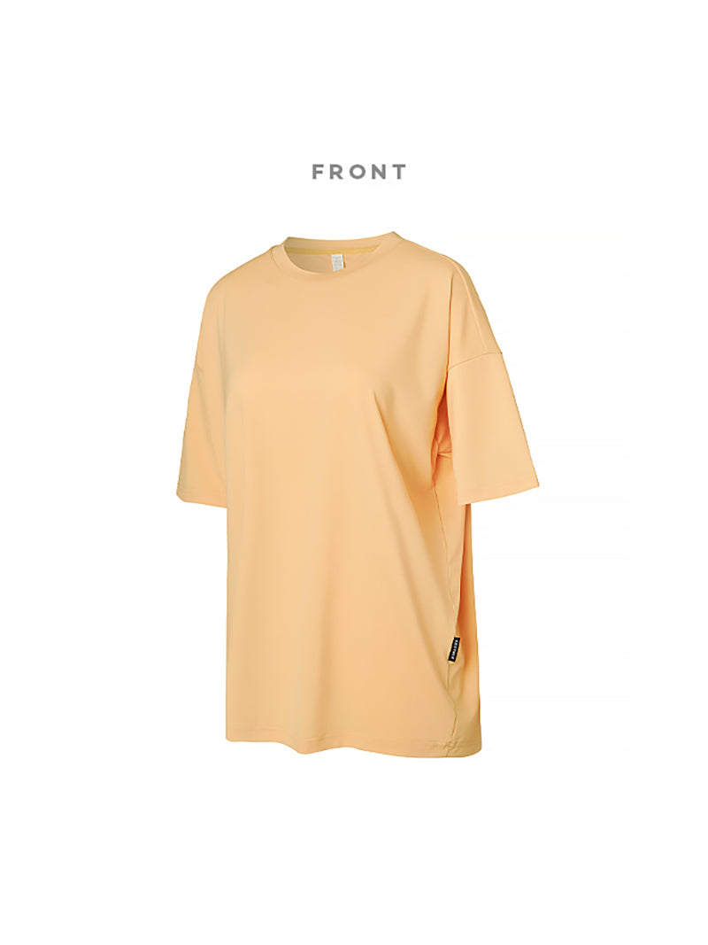 涼感輕羽毛OverFit短袖上衣｜共10色｜XA5392G