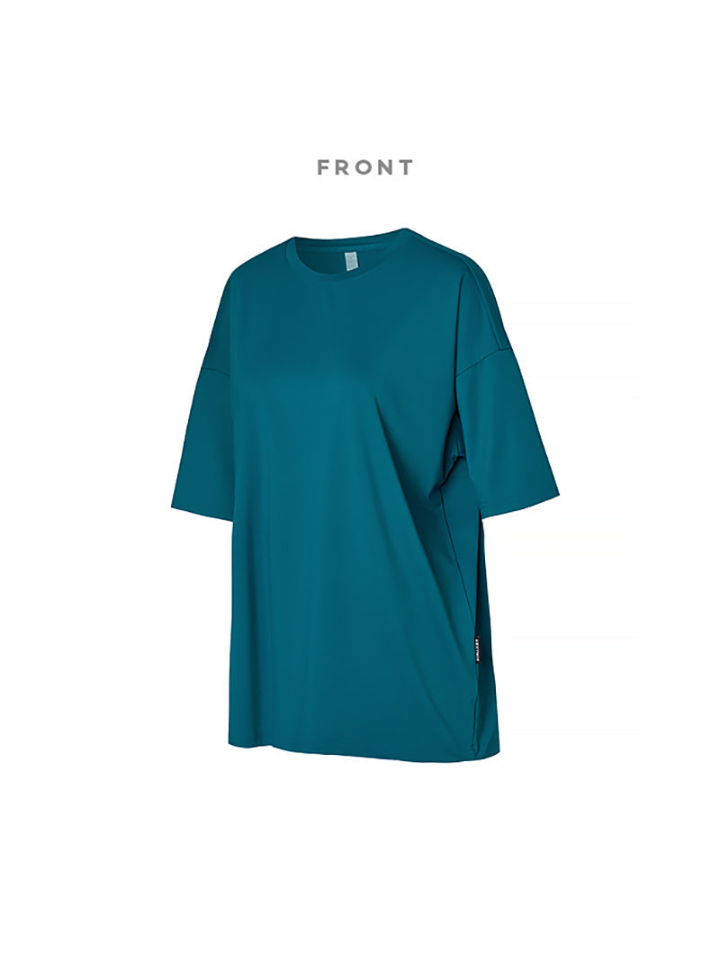 涼感輕羽毛OverFit短袖上衣｜共10色｜XA5392G