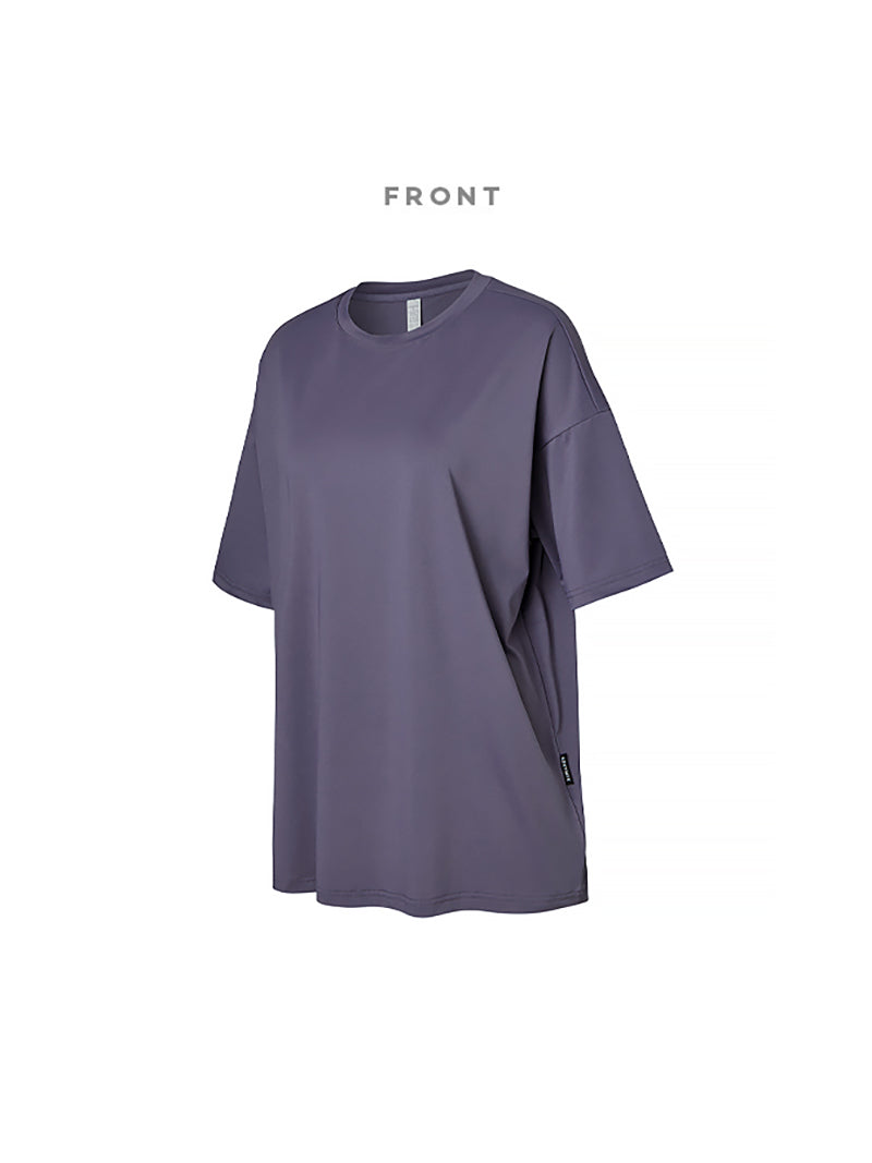 涼感輕羽毛OverFit短袖上衣｜共10色｜XA5392G