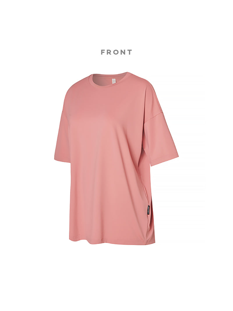 涼感輕羽毛OverFit短袖上衣｜共10色｜XA5392G