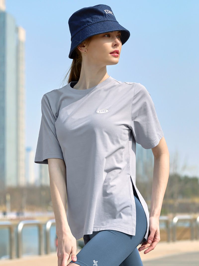 XXMX 微寬鬆側開衩短袖上衣｜共7色｜XA5467H